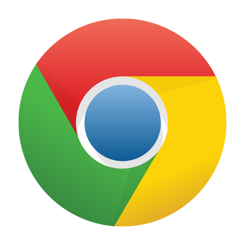 Cette image représente le logo de l'application Google Chrome faisant partie d'une de nos nombreuses applications de notre solution d'affichage dynamique.